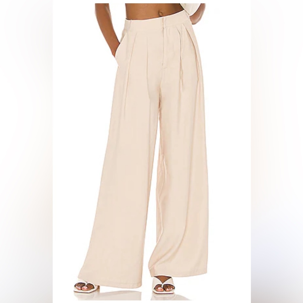 New House of Harlow 1960 Pink Wide-Leg Pants - Picture 3 of 16